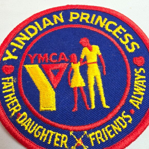 Vintage 1980's YMCA Indian Princess Father-Daughter Program Patch - Picture 5 of 6